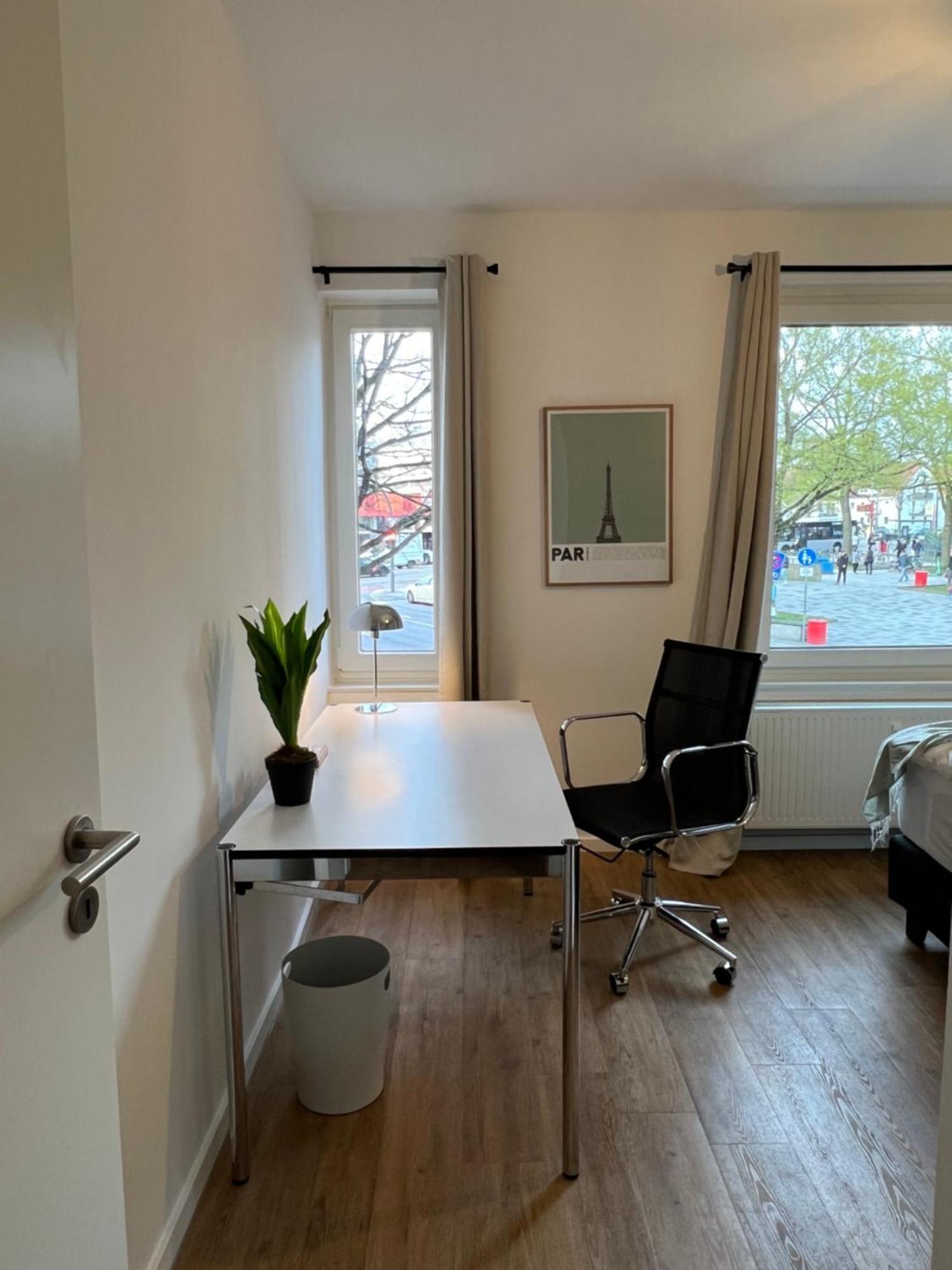 Business Apartment Kranich: 3 Zimmer, Top Infrastrukturlage Hh Langenhorn, Naehe Airport Hamburgo Exterior foto